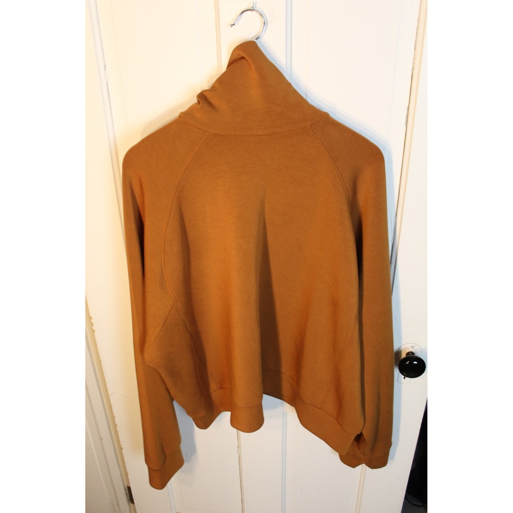 Spanx Airessentials Half Zip Pullover Caramel Bro… - image 3